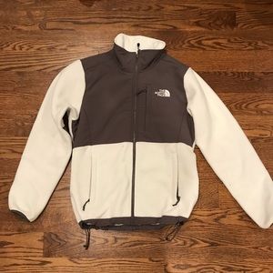 Northface White and Grey Fleece